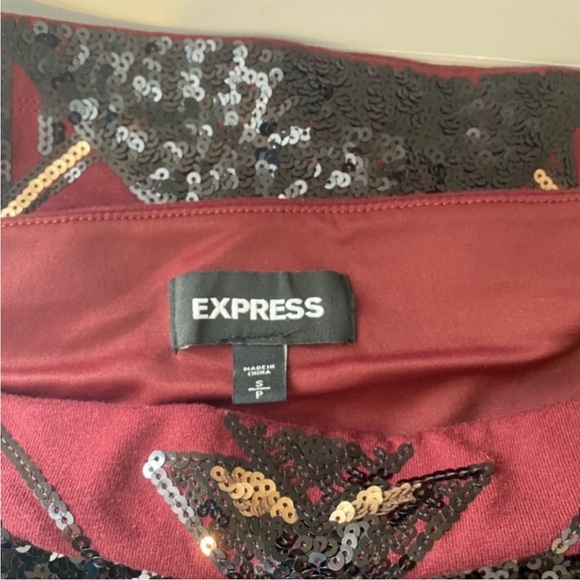 NWOT | Express Sequin Mini Skirt - Picture 3 of 3